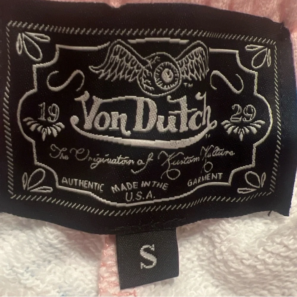 Von Dutch Unisex Pink All Over Print Sweatpants/Joggers |LIMITED EDITION|NEW/NWT - Picture 8 of 16